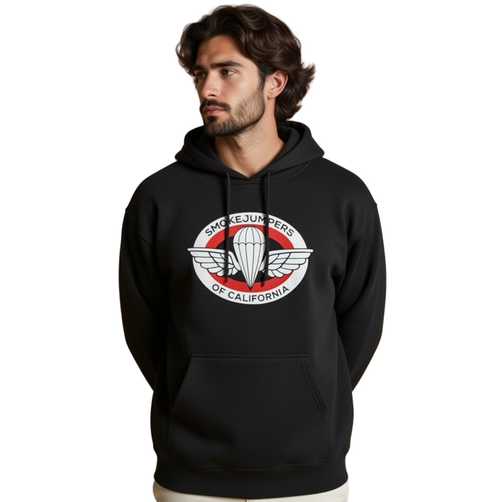 Smoke Jumpers of California Playing with Fire Pullover Hoodie NWOT
